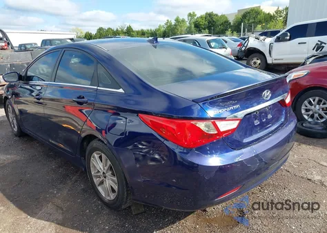 2013 Hyundai Sonata Gls из США, поврежденный, VIN 5NPEB4AC2DH530530